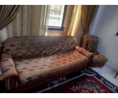 طقم كنب مع صوفاية صندوق للبيع