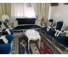 طقم كنب زان مع الطاولات للبيع